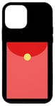 Coque pour iPhone 12 mini Enveloppe rouge