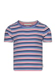 Tom Tailor Cropped Striped Rib T-Shirt Multi/patterned