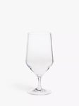 John Lewis ANYDAY Plastic Picnic Pilsner Glass, 422ml, Clear