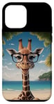 Coque pour iPhone 12 mini Summer Smiles : Funny Giraffe Edition