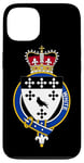 Coque pour iPhone 13 Armoiries White - Blason de la famille