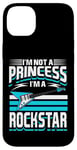 Coque pour iPhone 14 Plus Je ne suis pas une princesse, je suis une rockstar, guitariste Rock n Roll