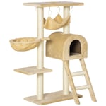 Cat Tree Tower Kitten Activity Centre Scratching Post with Hammock House