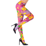 WIDMANN MILANO PARTY FASHION - Collants avec motif à fleurs, 40 DEN, hippie, fleurs, costume