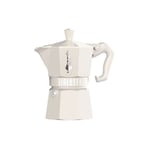 Bialetti - cafetière italienne 3 tasses crème - moka exclusive 1231739