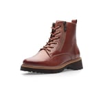 ARA Femme Kent St 2.0 Bottines à Lacets, Cognac, 37 EU Étroit