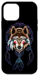 Coque pour iPhone 12 mini Journée du patrimoine amérindien autochtone totem esprit loup