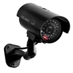 Cam&eacute;ra factice CCTV s&eacute;curit&eacute; Surveillance cam&eacute;ra Simulation rouge IR LED cam&eacute;ra de Simulation pour ext&eacute;rieur int&eacute;rieur