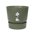 Elho Greenville Pot De Fleurs Rond 55 - Vert - Ø 55 X H 50 Cm - Extérieur - 100% Recyclé