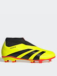 Adidas Junior Predator Accuracy Laceless 20.3 Firm Ground Football Boot -Yellow