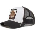 Utförsäljning Djur Baseball Cap Solskydd Mesh Broderad Trucker Hat Lion white