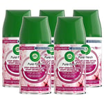 Air Wick Recharge Freshmatic Pure Fresh Fleurs de Cerisier et Orchidée - Lot de 5 x 250 ml