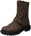 Geox D Asheely D, Bottes Motardes Femme, Gris (DK Grey C9002), 39 EU