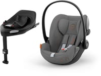 Cybex Cloud G Turvakaukalo + Base G Telakka, Lava Grey