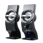 Stereo Desktop Speakers Usb Powered Small Compact Loudspeakers For Pc Laptop