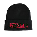 Roblox Dam Herr Mössa Vinter Varma Stickade Mössor Black