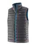 Patagonia M Down Sweater Vest L Forge Grey