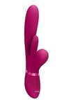 Vibromasseur lapin réaliste double faute vaginale vibrante clitoris