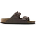 Sandales Birkenstock  ARIZONA BIRKO FLOR-151183 NUBUCK MOCCA