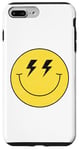 Coque pour iPhone 7 Plus/8 Plus Yeux lumineux jaunes des années 70 souriant souriant