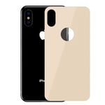 Baseus iPhone Xs Max 0,3 mm Täysi peittävä kaareva T-Glass takasuoja Gold (SGAPIPH65-BM0V)