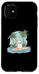 iPhone 11 Funny Ghost Stand Up Paddle Halloween Lake Summer Costume Case