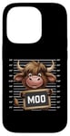 Coque pour iPhone 14 Pro Mug vache MOO Funny Animal Lovers