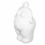 Gift Decor Figurine décorative Blanche Dolomite 14 x 25 x 11 cm (6 unités) Femme Debout