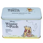 New English Teas Winnie the Pooh Tea Caddy with 40 English Breakfast Teabags, Tigger, Piglet & Eeyore