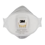 3m™ aura™ støvmaske til sliping av harde tresorter og isoleringsarbeid 9332+, ffp3, ventilert, 10/pk