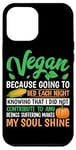 Coque pour iPhone 12 Pro Max Vegan Because Going To Bed Every Night Knowing That I Did Not