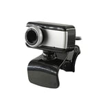 Xtreme videogames Webcam PC avec Clip d'ancrage 640 x 480 avec Microphone Plug and Play 33857, Noir
