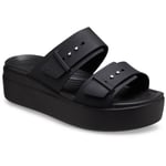 Crocs Brooklyn Thermoplastic Women's Black Sandals