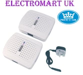  2 RECHARGEABLE CORDLESS PORTABLE MOISTURE ABSORBING DEHUMIDIFIERS HOME CARAVAN 