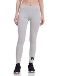 PUMA Femme Logo Leggings, Light Grey Heather, XS EU