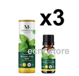 MESSEGUE Lot de 3 HUILE ESSENTIELLE DE MENTHE VERTE BIO Stimule 10 ml /U41