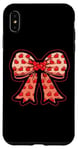 Coque pour iPhone XS Max Valentines Day Coquette Bow Cute Heart Ribbon Love Retro