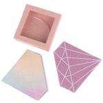 False Eyelash Packaging Box Lash Boxes Mink Extension Strip Magn Pink Square