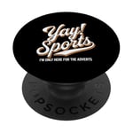 Big Game Super Publicités Football Ironic Sports Publicités PopSockets PopGrip Adhésif