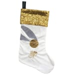 Harry Potter Golden Snitch Christmas Stocking One Size Vitt Guld