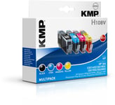 KMP MULTIPACK H108V - 4-pack - svart  gul  cyan  magenta - kompatibel - blekkpatron (alternativ for: HP 364  HP CB316EE  HP CB318EE  HP CB319EE  HP