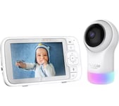 HUBBLE Nursery Pal Glow 5" Smart Baby Monitor - White