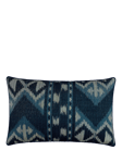 Bedeck of Belfast Dhaka Cushion, Blue Chambray