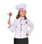 Barbie Chef (veste et chapeau de chef) costume déguisement original fille (Taille unique 5-9 ans)