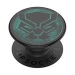 PopSockets PopGrip - Expanding Stand and Grip with a Swappable Top for Smartphones and Tablets - Black Panther Icon