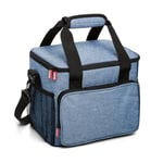 TATAY Urban Food Picnic - Sac Isotherme Repas, Capacité 11 L, Triple Couche de matériau, Flexible et 100% Etánche.Denim Bleu, 28.5 x 21 x 24 cm