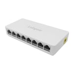 Labgear 8-Port Gigabit Ethernet Network Switch, High Speed Ethernet Splitter Hub, Desktop or Wall Mounted, Energy Saving Low Power Consumption