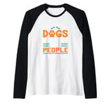 God Is Great Dogs Are Good An People Are Crazy Raglan Baseball Tee