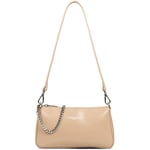 Sac Bandouliere LANCASTER  Sac trotteur Zippée Suave Even  433-14 Beige Foncé