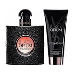 Yves Saint Laurent Black Opium Set: EDP Spray 50ml + Body Lotion 50ml